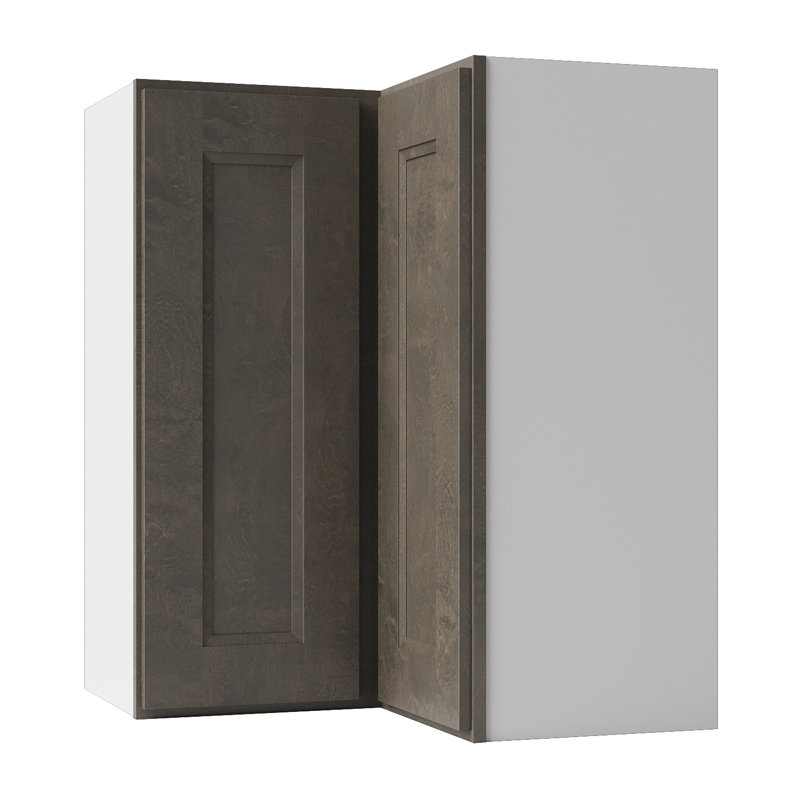 Armoire murale d'angle, L 24 po x H 42 po x P 12 po, Double shaker Cinder