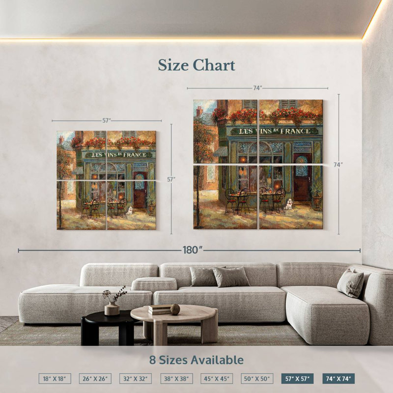 Lilie Wine Shop, H 57 po x l 57 po