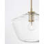 1 - Light Satin Gold Schoolhouse Pendant