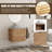 Eaton 24'' Wall Mounted Bathroom Vanity Set with Engineered Stone Top-775019186