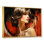«Red Allure Glam Woman Portrait I», art sur toile