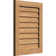 Vertical Non-Functional Wood Gable Vent w/ Decorative Face Frame