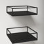 Easton 2 Piece Square Metal Accent shelf