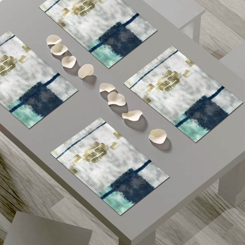 Napperon abstrait en polyester