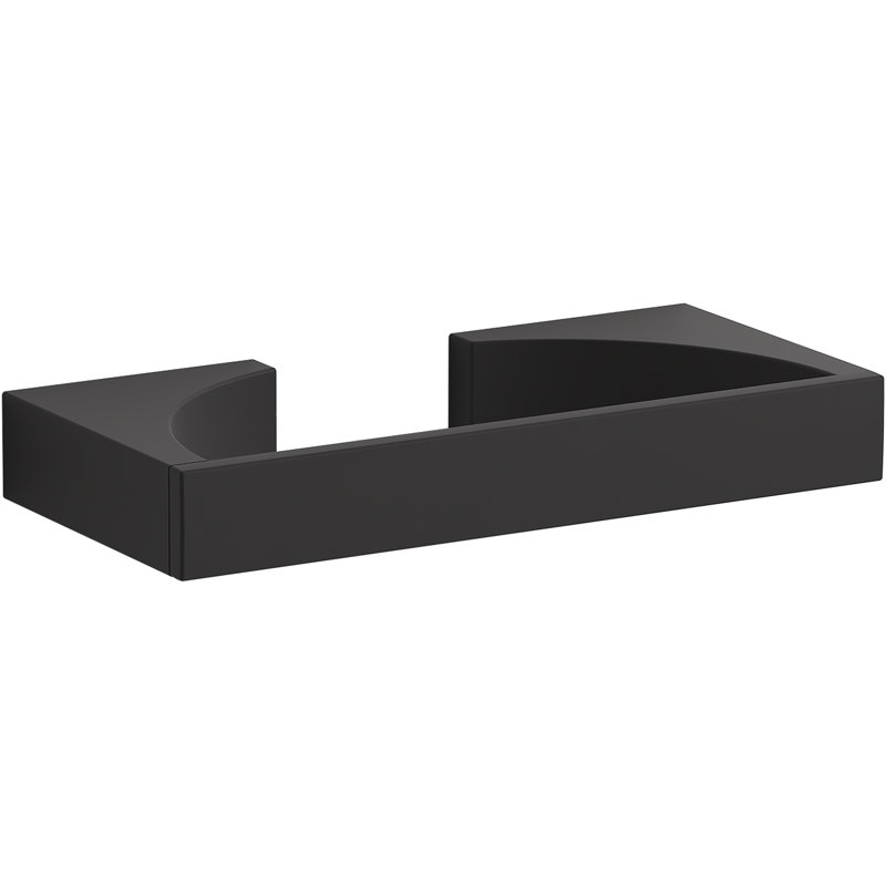 Porte-papier hygiénique minimal, Métal noir