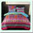 Colourful Boho Chic Queen Comforter Set - 3 Piece Reversible Bedding Retro Print. Soft Microfiber, All Season Bed Set for Bohemian Style Bedroom.