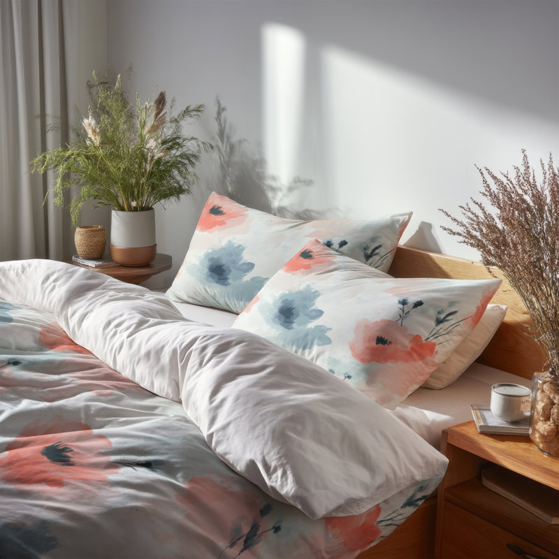 Ensemble de literie 4 pièces Boho, Queen Comforter + 3 Additional Pieces