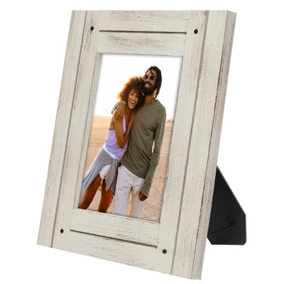 Americanflat Rustic Picture Frame - Polished, Crystal Clear Glass