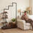 Jaelah 45.3'' Solid Wood Rolling Clothing Rack
