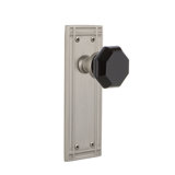 Mission Plate with Waldorf Black Door Knob
