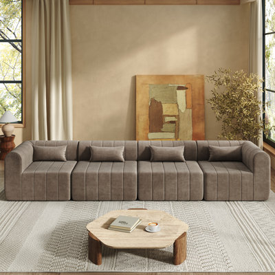 Canapé modulaire 145,5 pouces