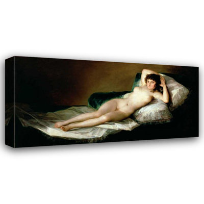 «Canora Grey Goya», galerie Francisco sur toile tendue, La Maja desnuda 2FG617