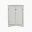 Armoire de rangement triangulaire pour salle de bain avec tablettes réglables, armoire de plancher autoportante pour la cuisine à domicile-495710472