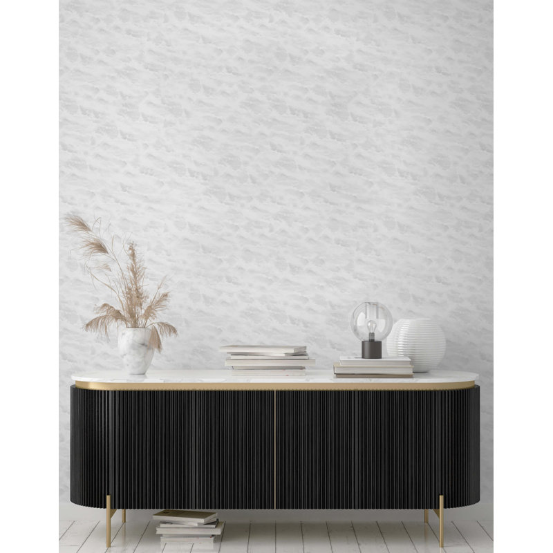 Cummingham 7m x 75cm Wallpaper Roll, Grey