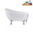 53.1'' x 25.6'' Soaking Acrylic Bathtub-72770158-76275070