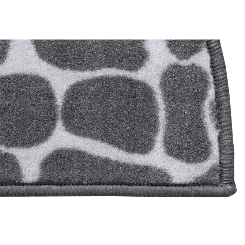 Crocodile Light Grey Area Rug For Living Room, Dining Room, Kitchen, Bedroom, Kids, Rectangle 7' x 12'