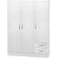 Facile 3 Door Manufactured Wood Wardrobe-41225341