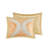 Elegant Orange And Taupe Comforter : Full/Queen, Soft Accentuated