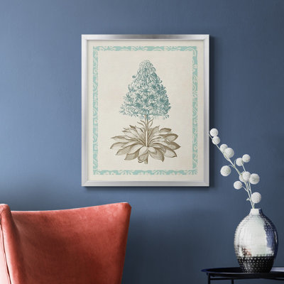 Toile de qualité supérieure Willow Blue Besler VI - prête à être accrochée