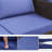 Outdoor Daybed With Canopy, Convertible Patio Sofa Set With Lifting Table, Uv-Proof Wicker Conversation Furniture With Ottoman