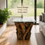Aggelos Glass Top End Table