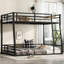 Lit superposé en métal Space Black-1105062589