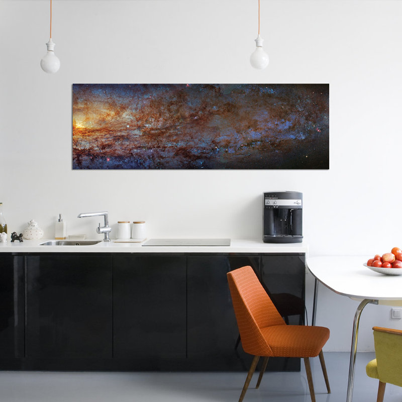 « the sculpter galaxy (ngc 253) i », impression sur toile, H 12 po x l 36 po x P 1,5 po, Toile tendue