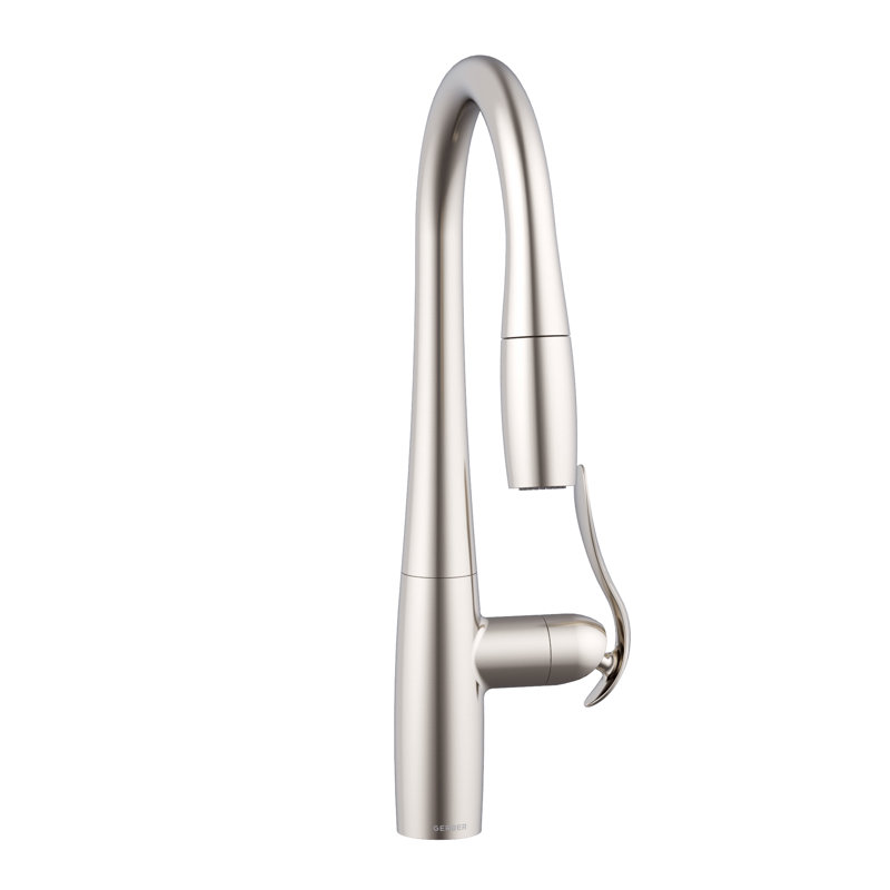 Selene® Single Handle Pull-Down Kitchen Faucet 1.75Gpm Stainless Steel, Stainless Steel