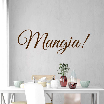 Décalcomanie murale mangia