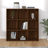 vidaXL Bookshelf Bookcase Book Cabinet Rack Standing Shelf Engineered Wood