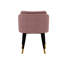 Inola Upholstered Velvet Dining Chairs - Ergonomic Soft Back with Metal Legs - Armchair for Dining Room Living Room Restaurants-34272963-104936315-104936310