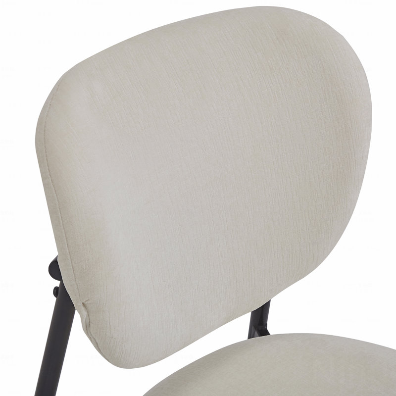 3 - Piece Dining Set,Upholstered Dining Chairs With Metal Legs & Round Dining Table
