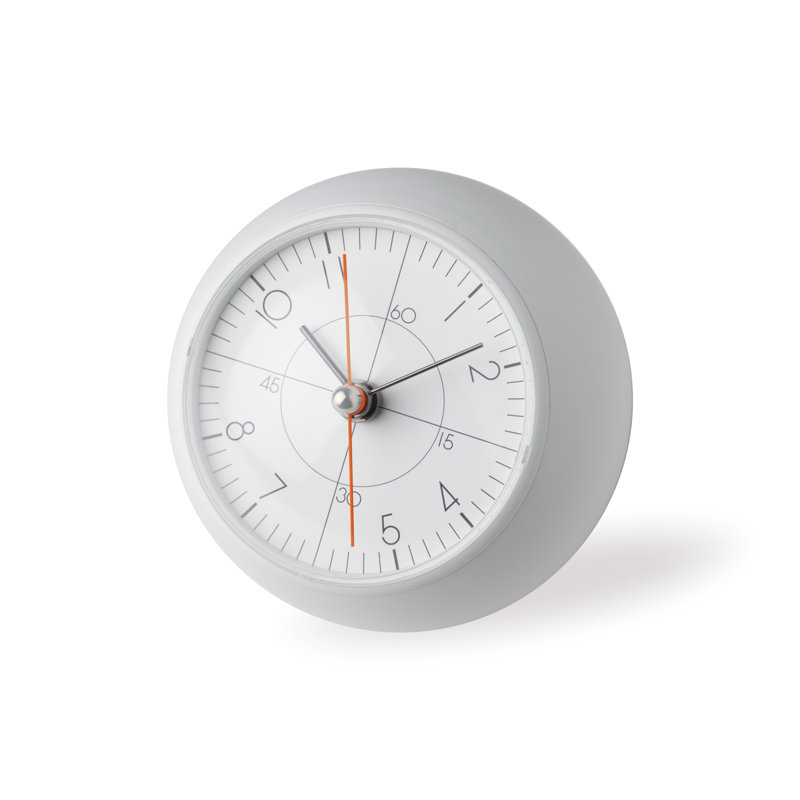 Earth Clock less, White