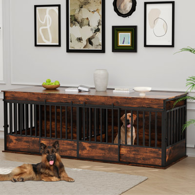 Meuble de rangement pour chien 78,7 po