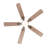 42-Inch Low Profile Ceiling Fan with Light and Remote, Silver Finish, ABS Blades for Indoor Use