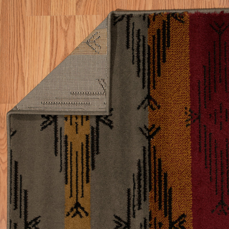 Tapis rouge Sayre, Rectangle 7 pi 10 po x 10 pi 6 po