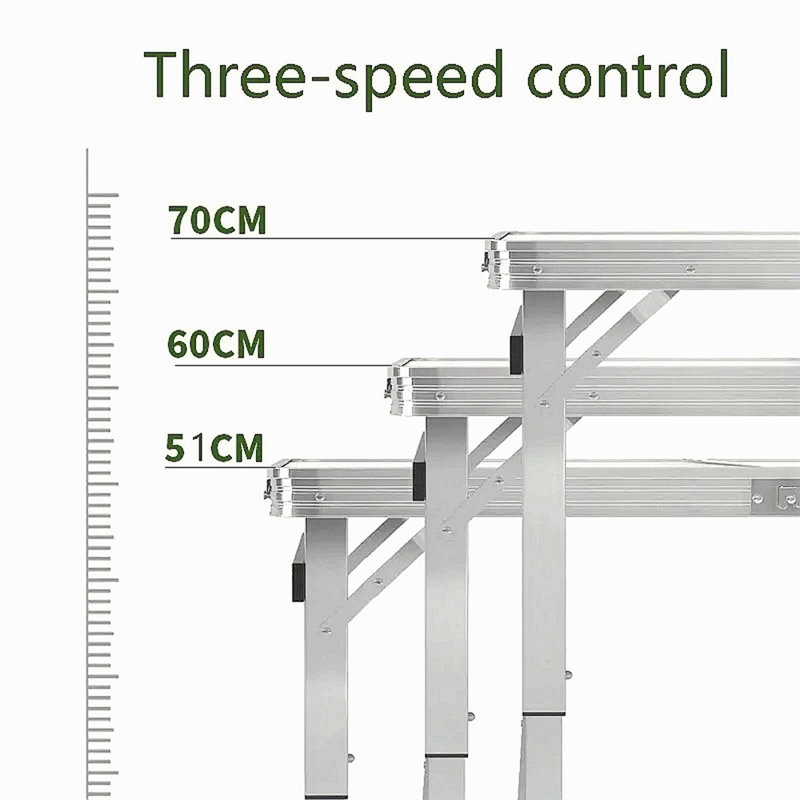 Grande table pliante d'extérieur portative