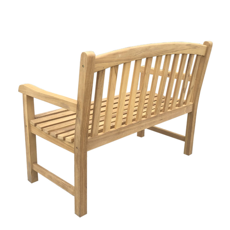 Banc pour 2 personnes Teak Capt, H 37,5 po x l 50 po x P 25 po