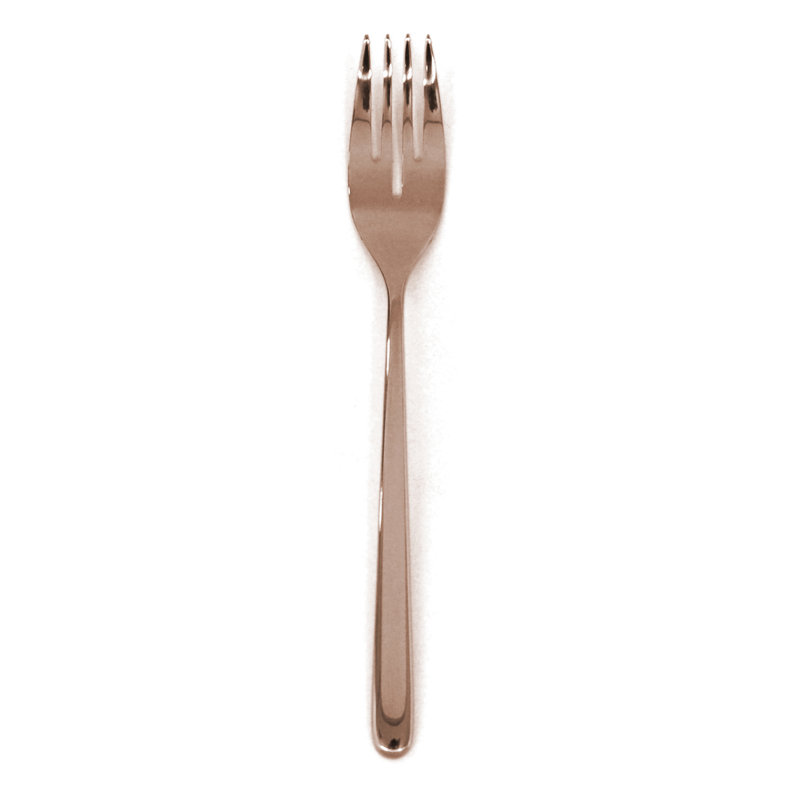 Fourchette à poisson de table Linea - 12 pièces, Bronzo