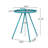 Uniquely designed round side table-143115438