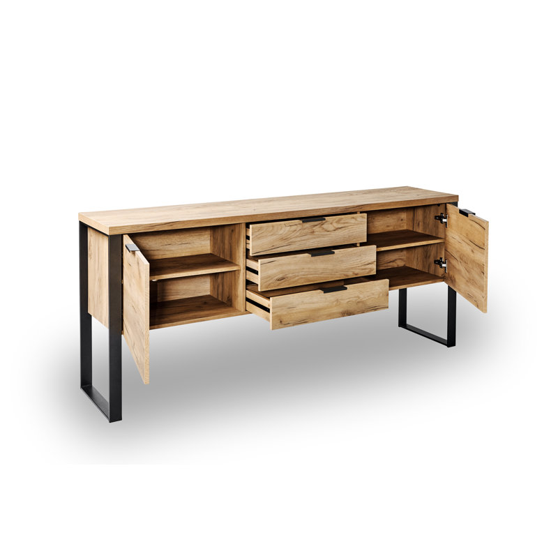 Apogee 180 cm W Sideboard, Heart Oak