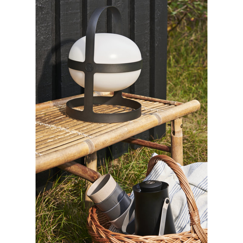 Soft Spot Solar Lamp, 13.39" H x 9.25" W x 9.25" D