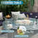 Meredithe Half-Moon 6 - Person Fully Assembled Curved Patio Conversation Set With Fire Pit Table & Side Table