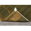 Tapis unique vert de 7 pi 8 po x 9 pi 9 po