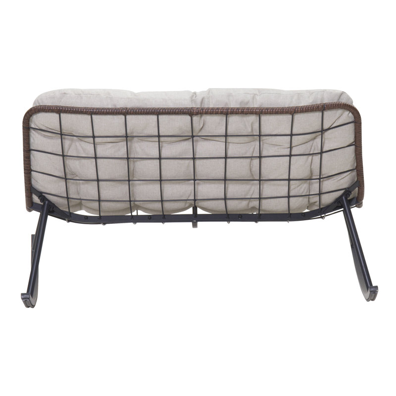 Fauteuil à bascule double Papasan