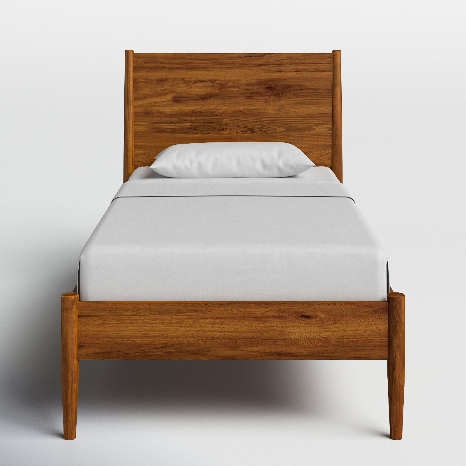 Scandi Solid Mango Wood Bed Frame (4 Sizes)