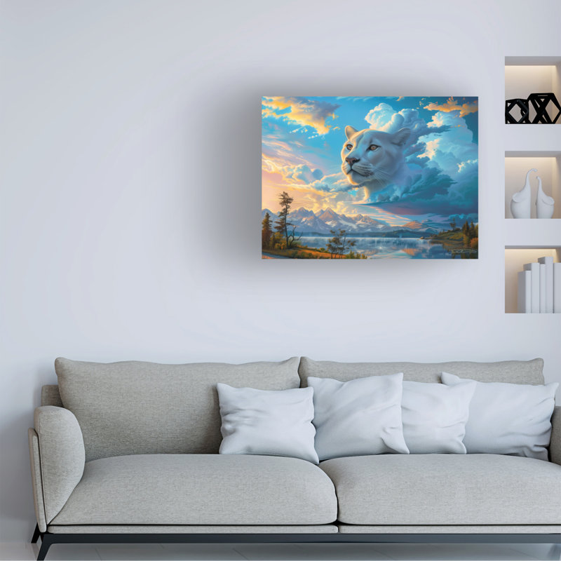 Art sur toile Shawna Stewart Spirit Cougar, H 18 po x l 24 po