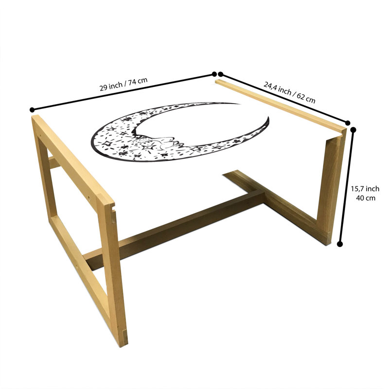 Jagviri Sled Coffee Table, 62cm H x 74cm W x 40cm D