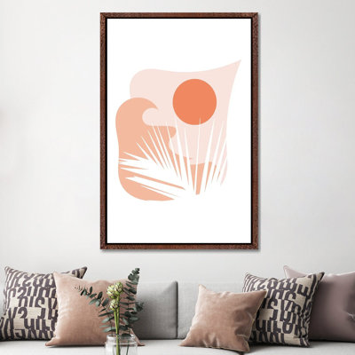 Peaceful Leaf by Kiki C Landon - Print on Canvas