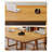 Brown Rectangular Solid Wood Dining Table-1804949367